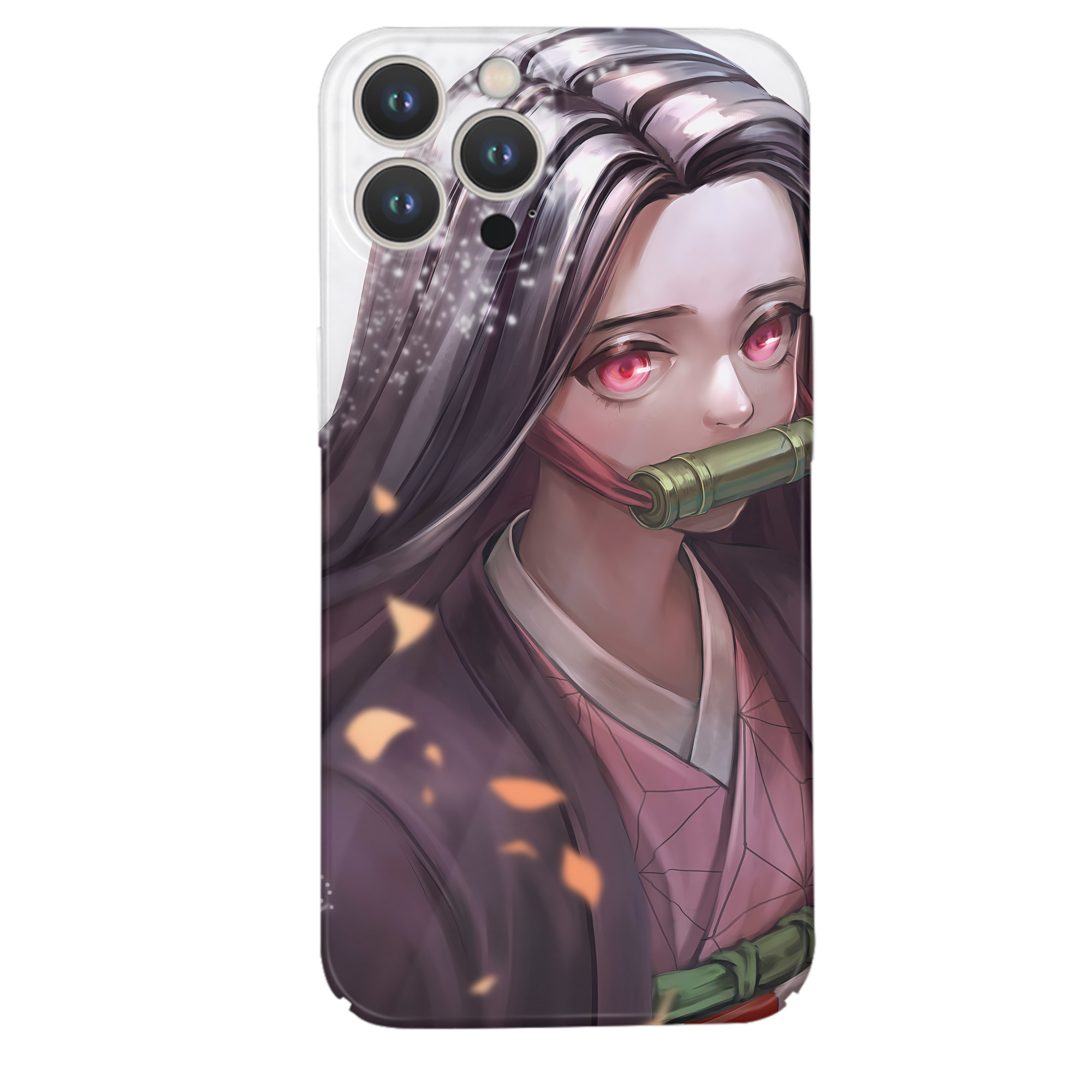 （画像用） 鬼滅の刃（きめつのやいば）竈門 禰󠄀豆子／かまど ねずこ Kamado Nezuko 【iPhone 14シリーズ対応】ハードケース